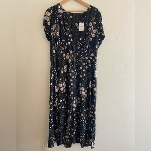 Madewell NWT floral midi dress 16W